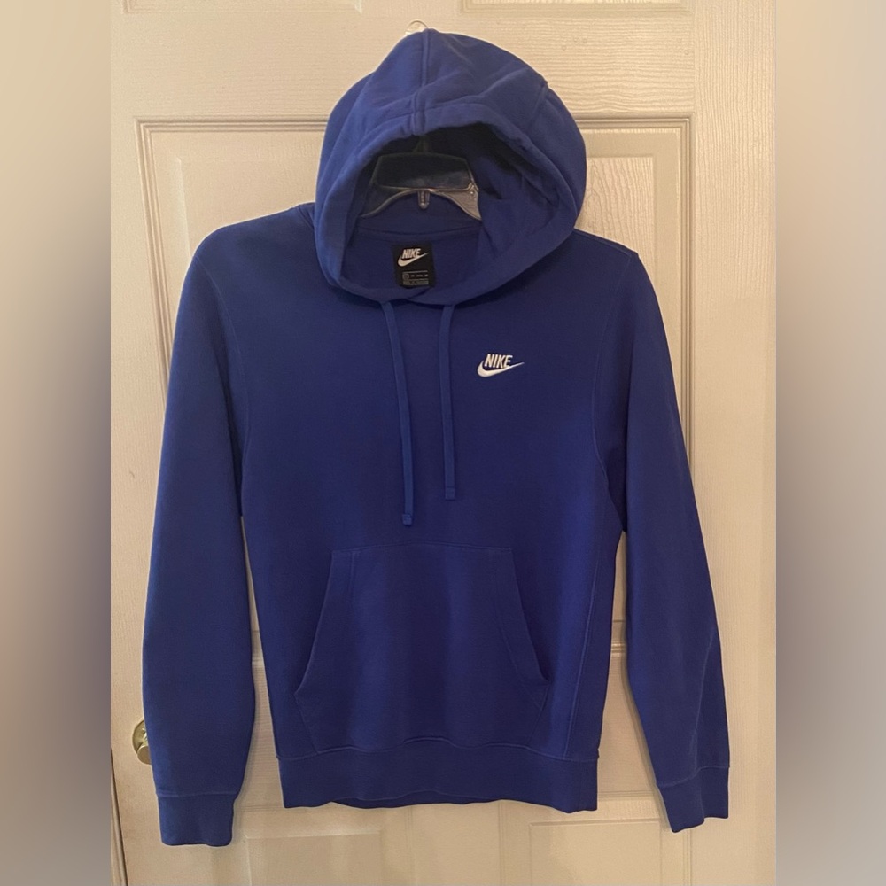Nike Youth Hoodie Sweatshirt. Royal Blue. Size XS.